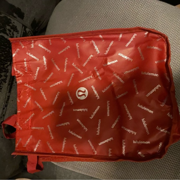 Lululemon Red Labeled Shopping Bag - Picture 3 of 4